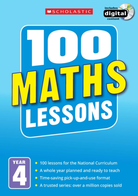100 Maths Lessons: Year 4, Multiple-component retail product, part(s) enclose Book