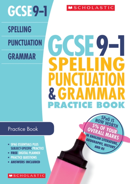 Spelling, Punctuation and Grammar Practice Book for All Boards, Paperback / softback Book