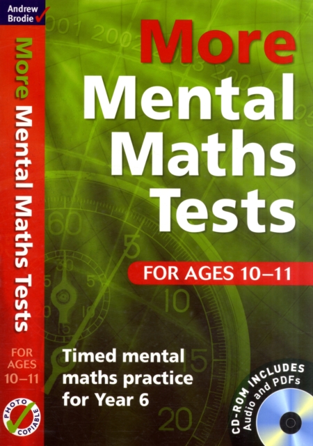 More Mental Maths Tests for Ages 10-11 : Timed Mental Maths Practice for Year 6, Multiple-component retail product Book
