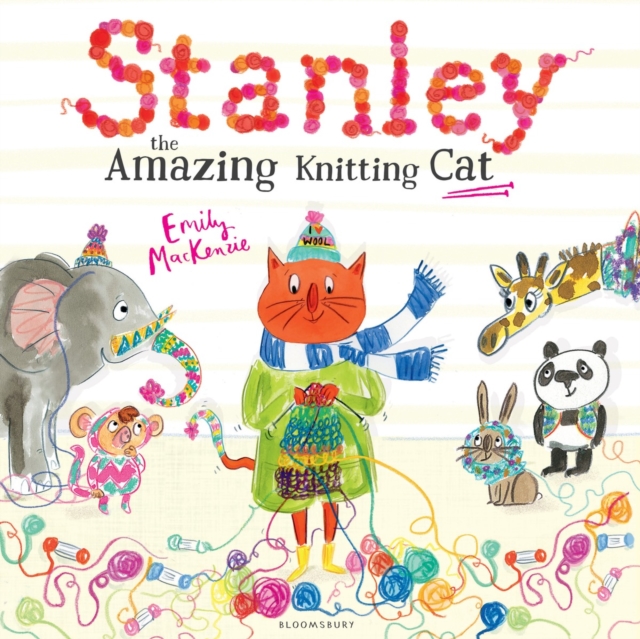 Stanley the Amazing Knitting Cat, Hardback Book