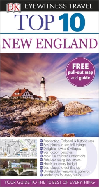 DK Eyewitness Top 10 Travel Guide: New England, Paperback Book