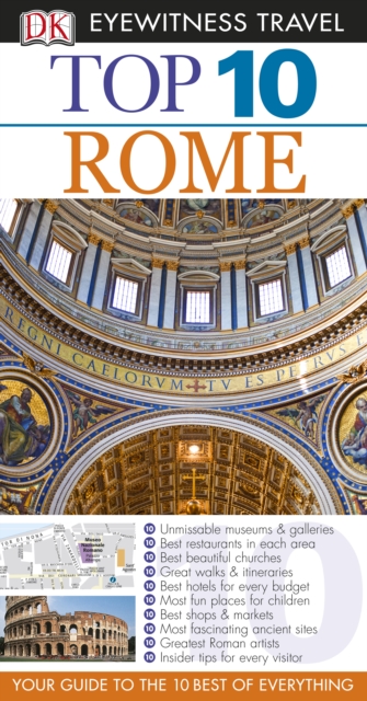 DK Eyewitness Top 10 Travel Guide: Rome : Rome, PDF eBook