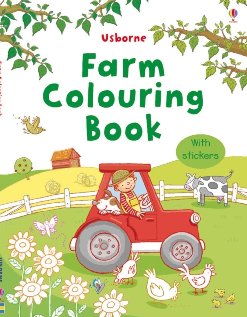 Farm Colouring Book with Stickers, Paperback Book