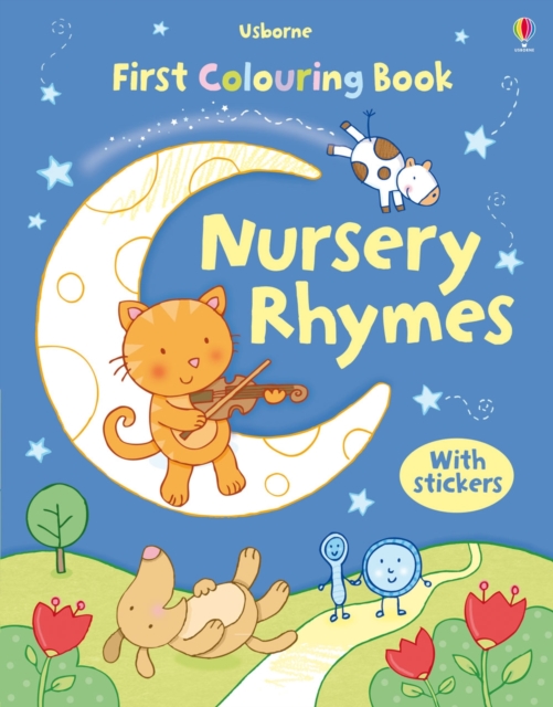 First Colouring Book with Stickers: Nursery Rhymes, Paperback Book