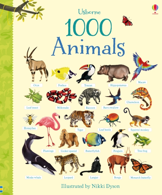 1000 Animals, Board book Book