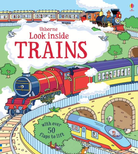 Look Inside Trains, Board book Book