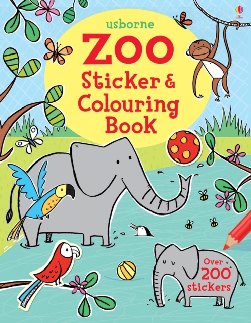Zoo Sticker and Colouring Book, Paperback / softback Book