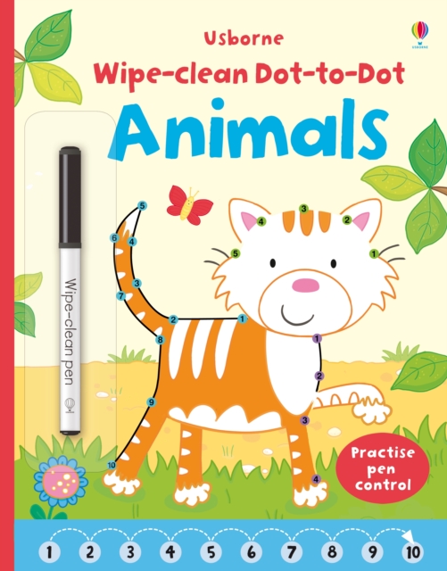 Wipe-clean Dot-to-dot Animals, Paperback / softback Book