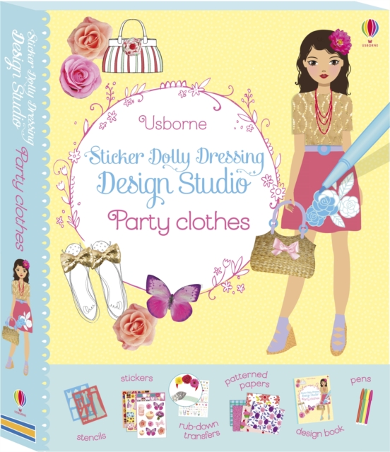 Sticker Dolly Dressing Design Studio Party Clothes, Kit Book