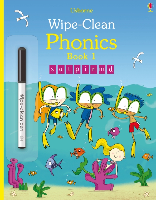 Wipe-clean Phonics book 1, Paperback / softback Book