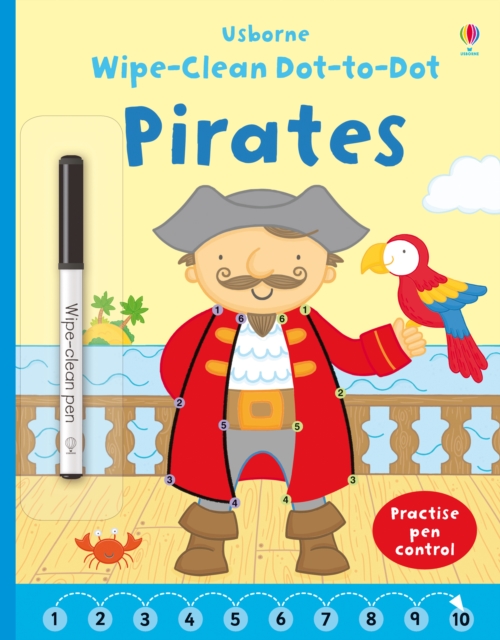 Wipe-clean Dot-to-dot Pirates, Paperback / softback Book