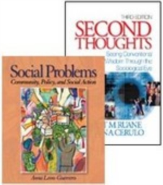 Second Thoughts by Ruane & Cerulo and Social Problems by Leon-Guerrero, Bundle, Mixed media product Book