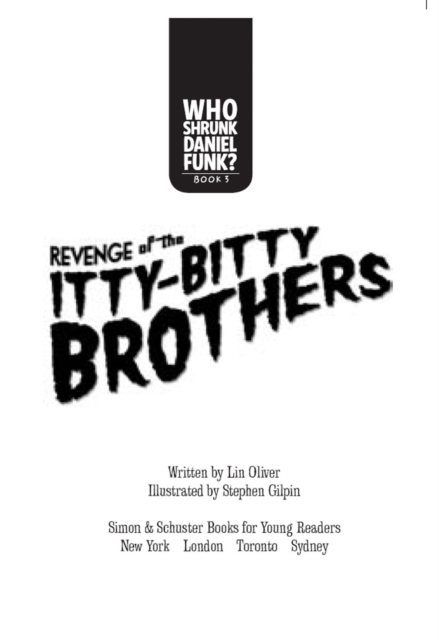 Revenge of the Itty-Bitty Brothers, EPUB eBook