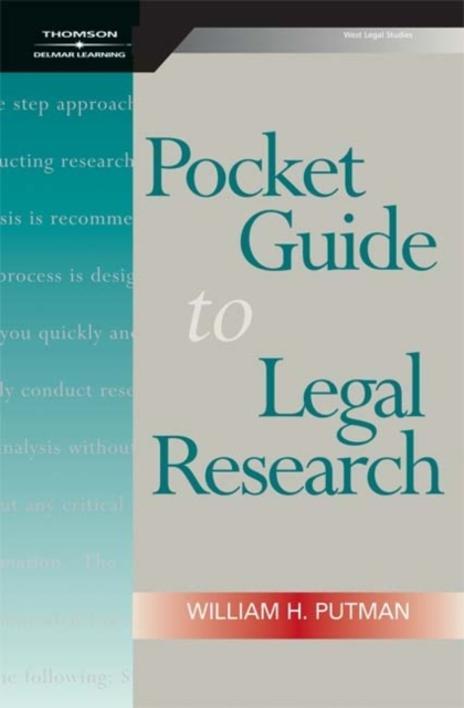 Pocket Guide to Legal Research, Spiral Bound Version, Spiral bound Book