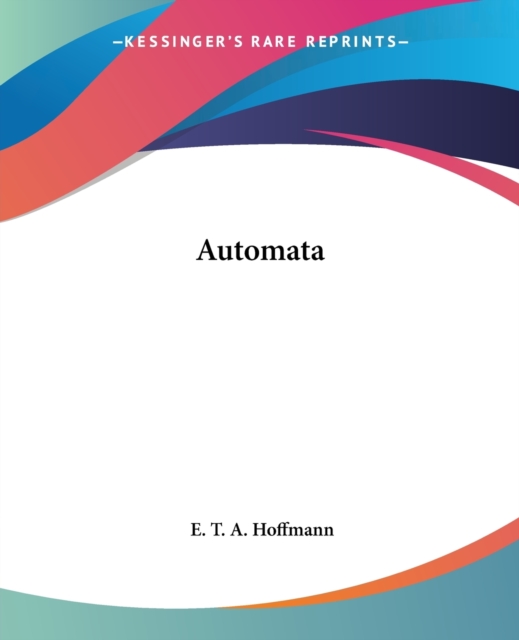 Automata, Paperback Book