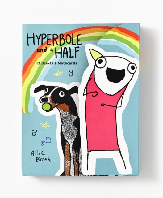 Hyperbole and a Half Die-Cut Notecards, Cards Book