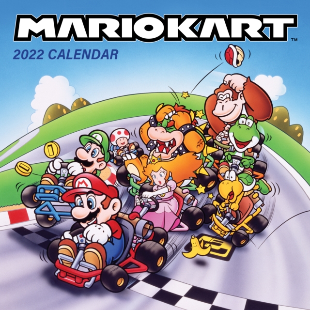 Mario Kart 2022 Wall Calendar, Calendar Book