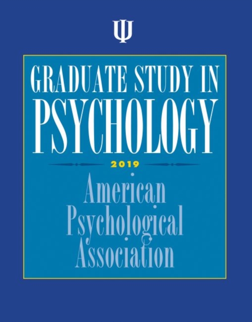 Graduate Study in Psychology, Paperback / softback Book