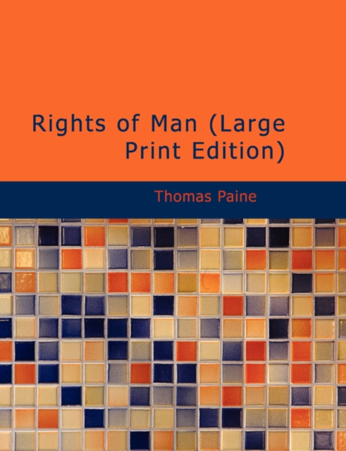 Rights of Man, Paperback Book