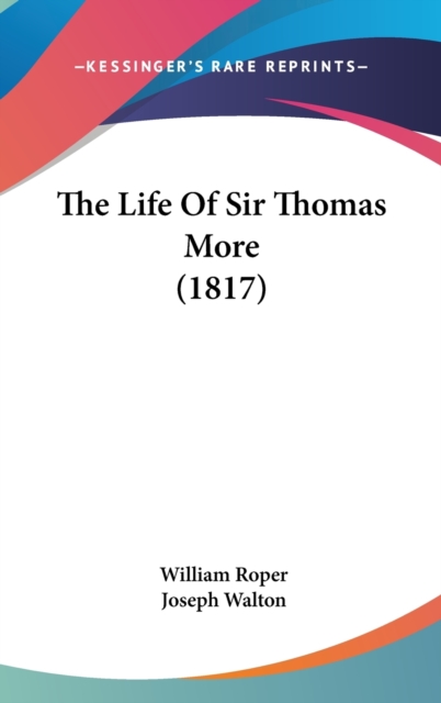 The Life Of Sir Thomas More (1817),  Book