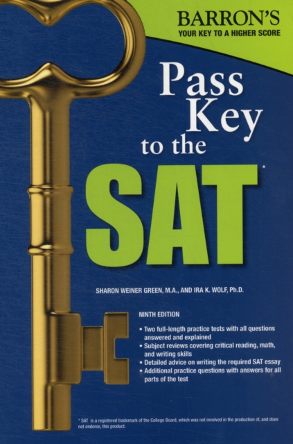 Pass Key to the SAT, Paperback / softback Book