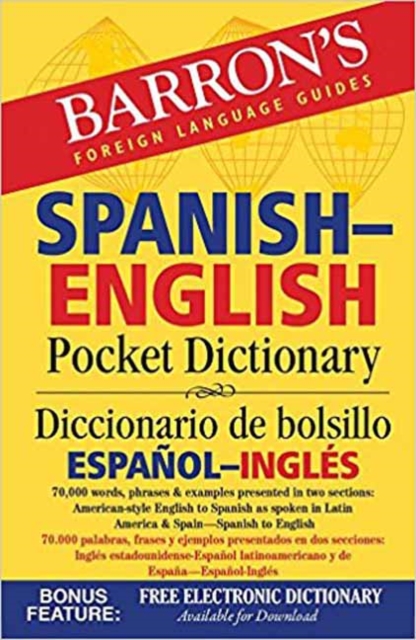 Spanish-English Pocket Dictionary : 70,000 words, phrases & examples, Paperback / softback Book