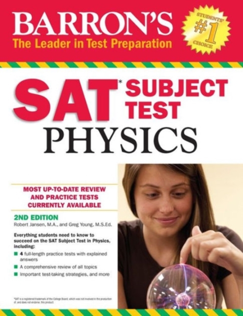 Barron's SAT Subject Test: Physics, Paperback / softback Book