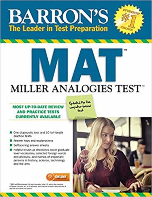 MAT : Miller Analogies Test, Paperback / softback Book