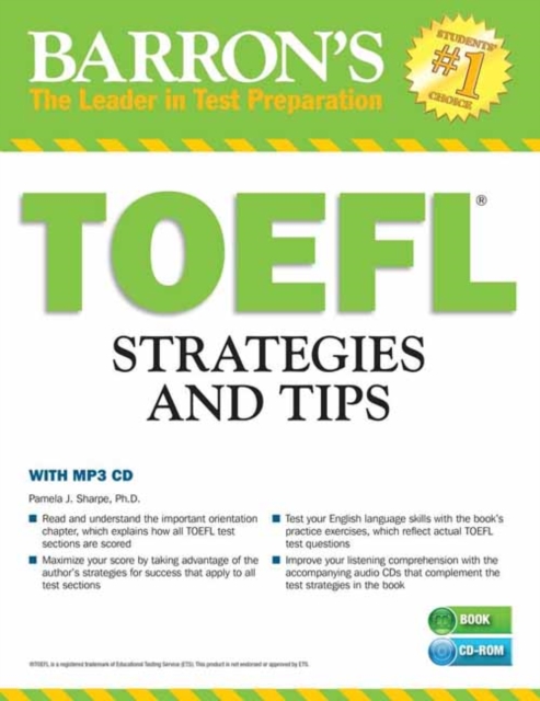 TOEFL Strategies and Tips with MP3 CDs : Outsmart the TOEFL iBT, Paperback / softback Book