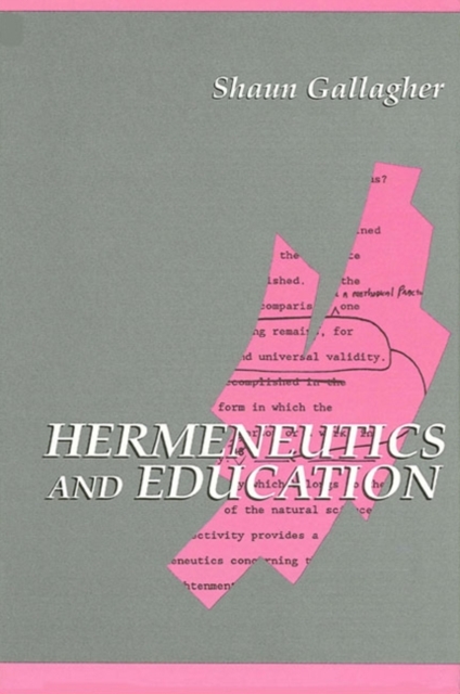 Hermeneutics and Education, EPUB eBook