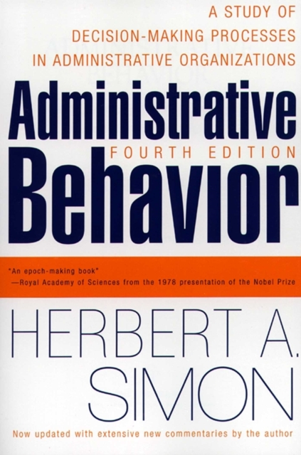 Administrative Behavior, 4th Edition, EPUB eBook