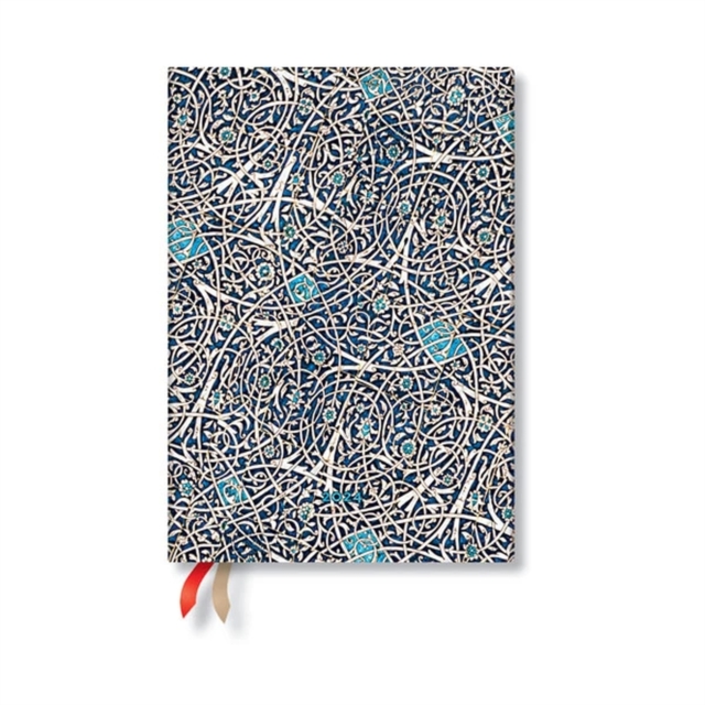 Granada Turquoise (Moorish Mosaic) Midi Verso 12-month Dayplanner 2024, Hardback Book
