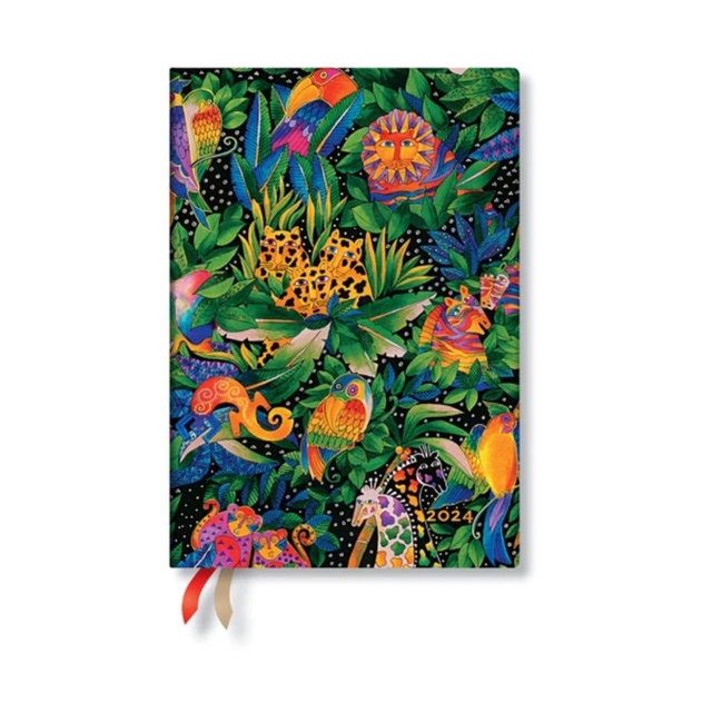 Jungle Song (Whimsical Creations) Midi 12-month Dayplanner 2024, Hardback Book