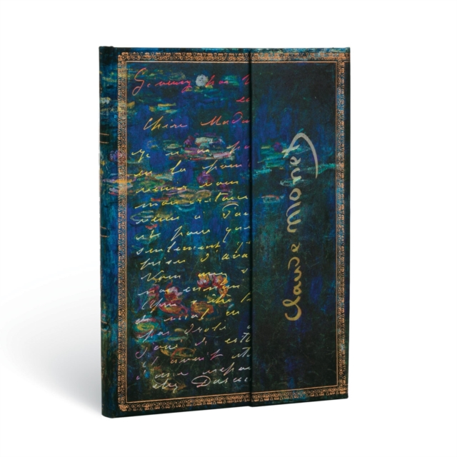 Monet, Water Lilies (Embellished Manuscripts Collection) Midi Lined Hardcover Journal, Hardback Book