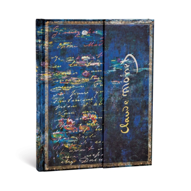 Monet, Water Lilies (Embellished Manuscripts Collection) Ultra Unlined Hardcover Journal, Hardback Book