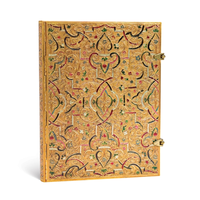 Gold Inlay Ultra Lined Hardcover Journal, Hardback Book