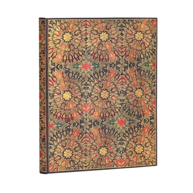 Fire Flowers Ultra Lined Hardcover Journal (Elastic Band Closure), Hardback Book