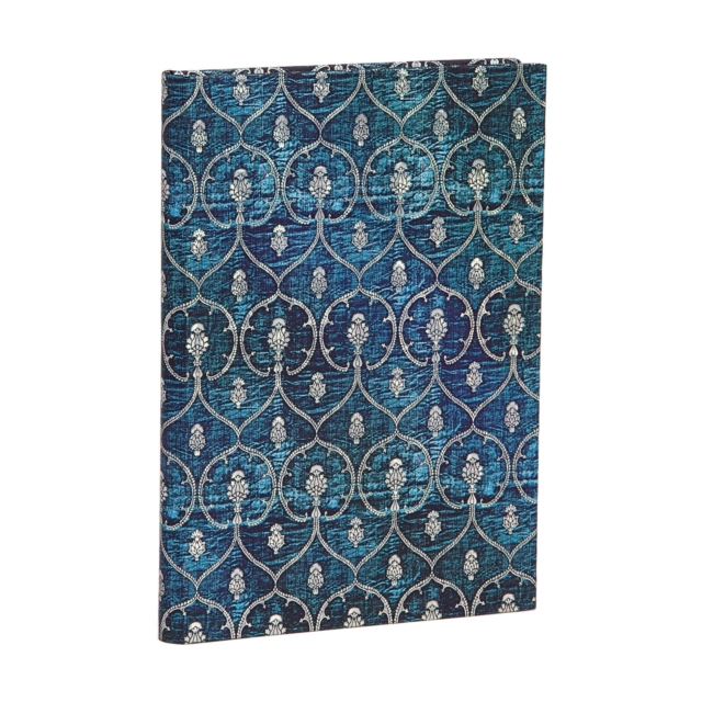 Blue Velvet Lined Hardcover Journal, Hardback Book
