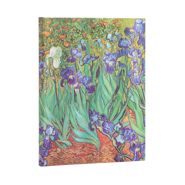 Van Gogh’s Irises Ultra Unlined Hardcover Journal, Hardback Book