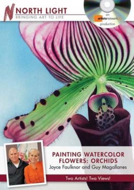 Painting Watercolor Flowers - Orchids, DVD video Book