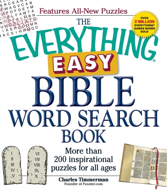 The Everything Easy Bible Word Search Book : More than 200 inspirational puzzles for all ages, Paperback / softback Book
