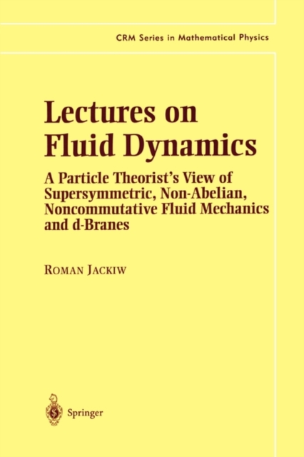 Lectures on Fluid Dynamics : A Particle Theorist's View of Supersymmetric, Non-Abelian, Noncommutative Fluid Mechanics and d-Branes, Paperback / softback Book
