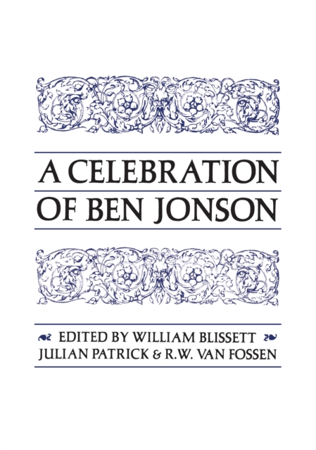 A Celebration of Ben Jonson, EPUB eBook