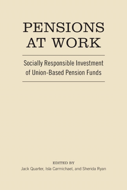 Pensions at Work : Socially Responsible Investment of Union-Based Pension Funds, PDF eBook