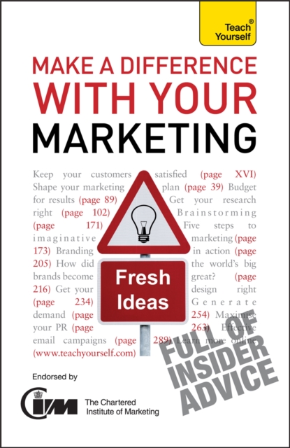 Make A Difference With Your Marketing: Teach Yourself, Paperback / softback Book