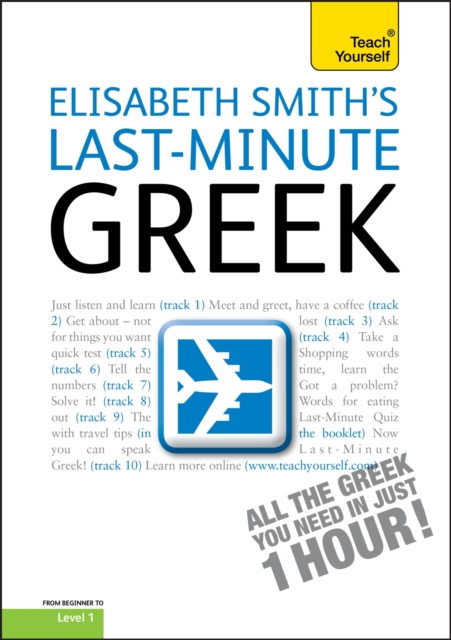 Teach Yourself Last-minute Greek, CD-Audio Book