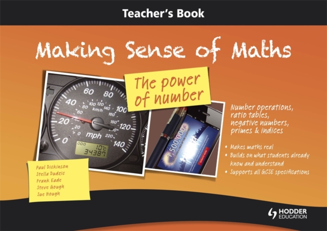 Making Sense of Maths: The Power of Number - Teacher Book : Number Operations, Ratio Tables, Negative Numbers, Primes & Indices, Spiral bound Book