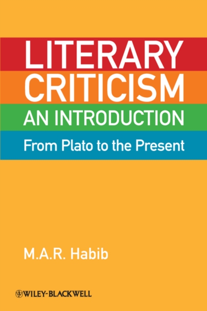 Literary Criticism from Plato to the Present : An Introduction, EPUB eBook