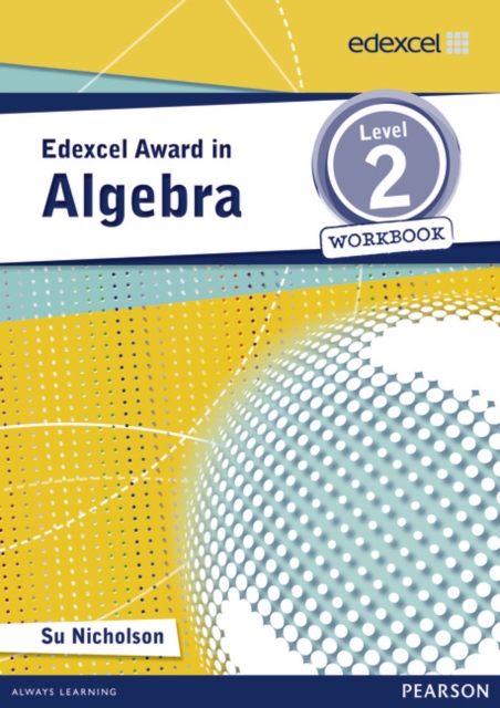Edexcel Award in Algebra Level 2 Workbook, Paperback / softback Book