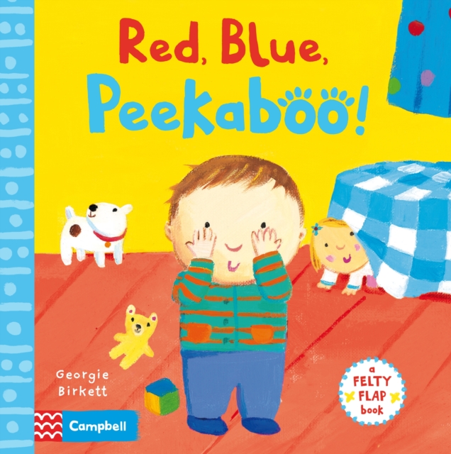 Red, Blue, Peekaboo, Board book Book